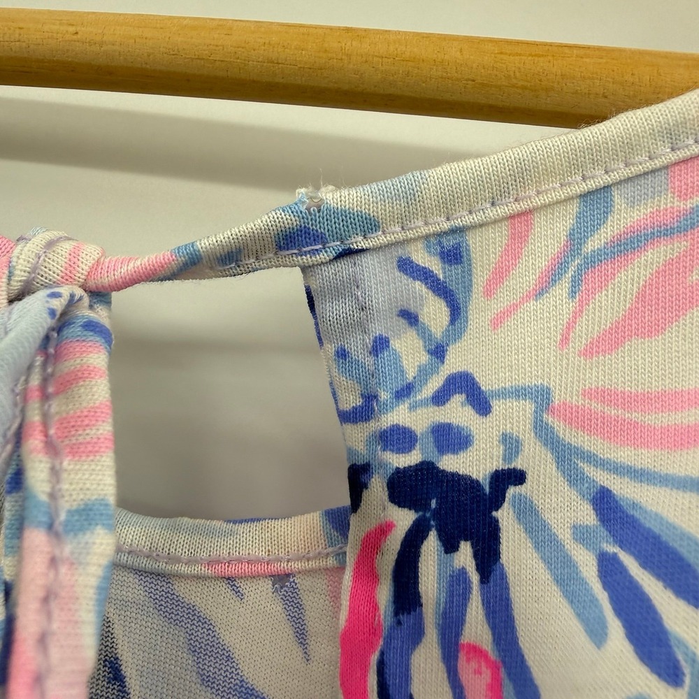 Lilly Pulitzer MARGOT DRESS Light Lilac Trunks In The Air Purple medium - Picture 10 of 12